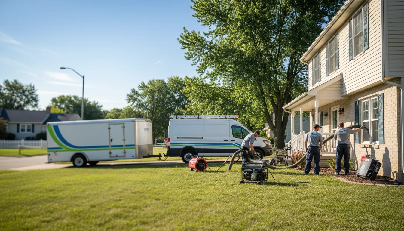Flooded Basement Restoration And Cleanup With Repair in Rockland, MI near me